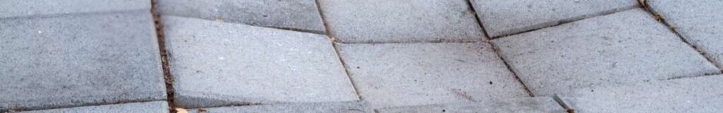sunken patio pavers showing how to fix a sinking patio