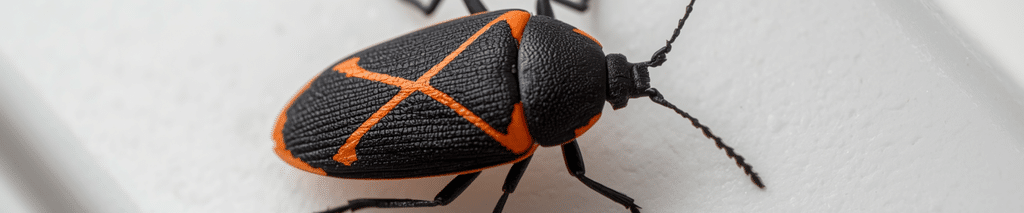 how to get rid of boxelder bugs - boxelder bug on a windowsill inside the house